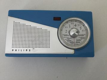 All Transistor Philips Blue 1958?, Enlèvement, Ne fonctionne pas, Transistor
