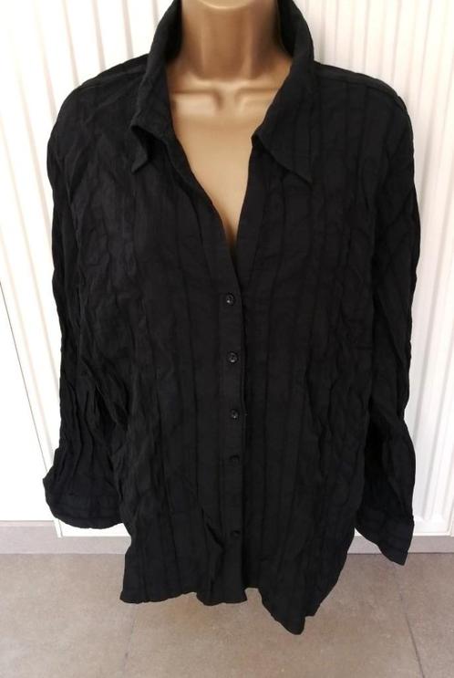 Zwarte Blouse in Superleuke Stof - XXL 52/54, Vêtements | Femmes, Grandes tailles, Neuf, Chemisier ou Tunique, Noir, Enlèvement ou Envoi