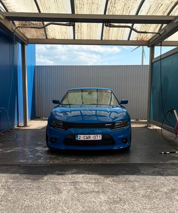 Dodge charger R/T , 5.7L V8 hemi, 370cv , 48000km, Auto's, Dodge, Automaat, Euro 5, Blauw, Leder
