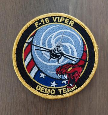 Patch en velcro pour l'équipe de démonstration des F-16 de l, Envoi, Armée de l'air, Emblème ou Badge