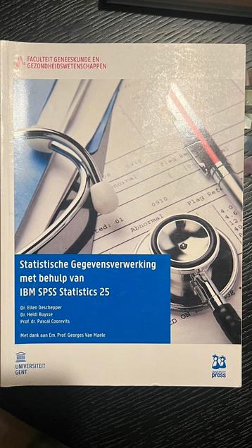 Statistische gegevensverwerking met behulp van IBM SPSS 25 beschikbaar voor biedingen