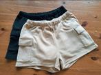 2 shorts van C&A, zwart en beige, Kinderen en Baby's, Kinderkleding | Maat 158, Broek, Gebruikt, C&A, Meisje
