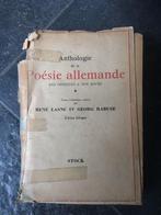 Anthologie de la poësie allemande - Goethe, ..., Ophalen of Verzenden