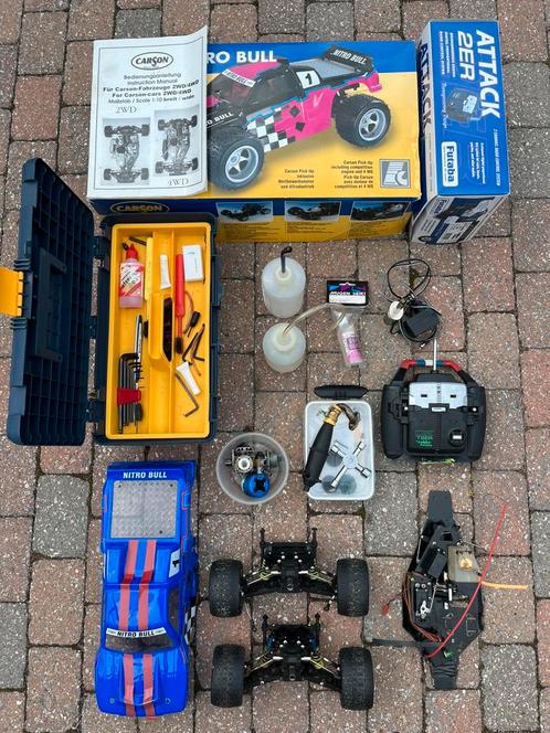 Carson Nitro Truck 1/10e (opknapper), Hobby en Vrije tijd, Modelbouw | Radiografisch | Auto's, Gebruikt, Nitro, Ophalen