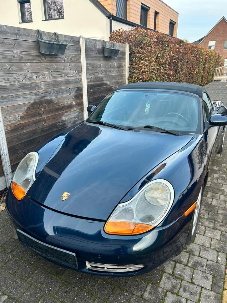 Porsche 986 Boxster 2.5 Tiptronic, Auto's, Porsche, Particulier, Boxster, Benzine, Cabriolet, Automaat, Blauw, Grijs, Ophalen