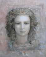 JEAN-PAUL CLEREN / VISAGE IMAGINAIRE / KLEURLITHO / 76x56cm, Antiek en Kunst, Ophalen of Verzenden