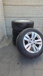 Set winterbanden op originele Mercedes alu velgen 225/55R16, Auto-onderdelen, Ophalen, Gebruikt, Velg(en), 16 inch