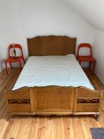 Lit ancien 140cm sans matelas., Gebruikt, Hout