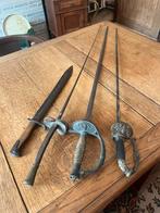 4 épées baïonnette, Hobby en Vrije tijd, Kostuums, Theaterbenodigdheden en LARP, Ophalen, Zo goed als nieuw