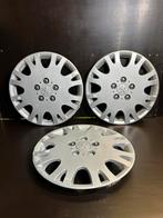 3 wieldoppen Peugeot partner 206,207,208,208,307,308 15", Auto diversen, Wieldoppen, Ophalen of Verzenden, Gebruikt
