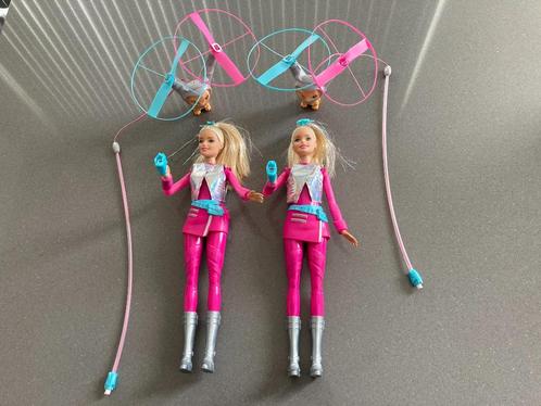 2x Barbie Star Light Adventure - Prinses en vliegende kat, Kinderen en Baby's, Speelgoed | Poppen, Zo goed als nieuw, Barbie, Ophalen of Verzenden