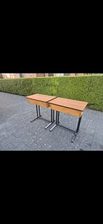 Schoolbank 2x, Huis en Inrichting, Ophalen, Gebruikt, Bureau