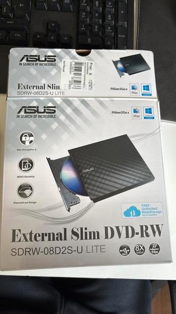 ASUS SDRW-08D2S-U Lite, Enlèvement, Dvd