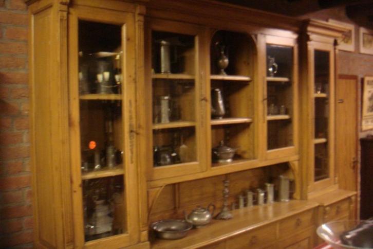 UNIEKE ZWAAR GRENEN WANDKAST BUFFETKAST Flamant, Huis en Inrichting, Woonaccessoires | Overige, Nieuw, Ophalen