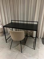 Zwarte metalen bureau, Huis en Inrichting, Ophalen, Zo goed als nieuw, Bureau