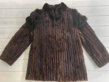 Jas van echt bont: Saga Mink fox tails: kwaliteit. beschikbaar voor biedingen