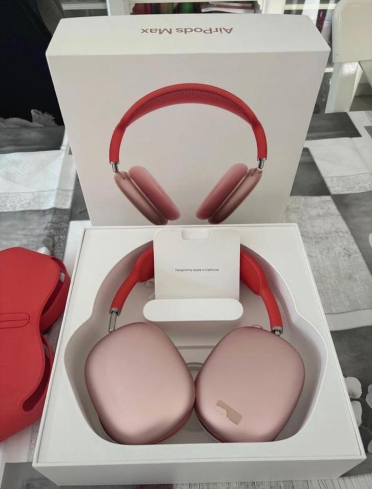 AirPods Max Rose – Très Bon État + Boîte & Facture, Telecommunicatie, Mobiele telefoons | Oordopjes, Gebruikt, Bluetooth, Ophalen of Verzenden