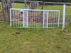 metalen poort, hek van 3 m met bevestigingspaal, Tuin en Terras, Ophalen