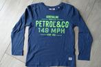 Donkerblauwe longsleeve Petrol maat 128, Gebruikt, Petrol, Ophalen of Verzenden, Shirt of Longsleeve