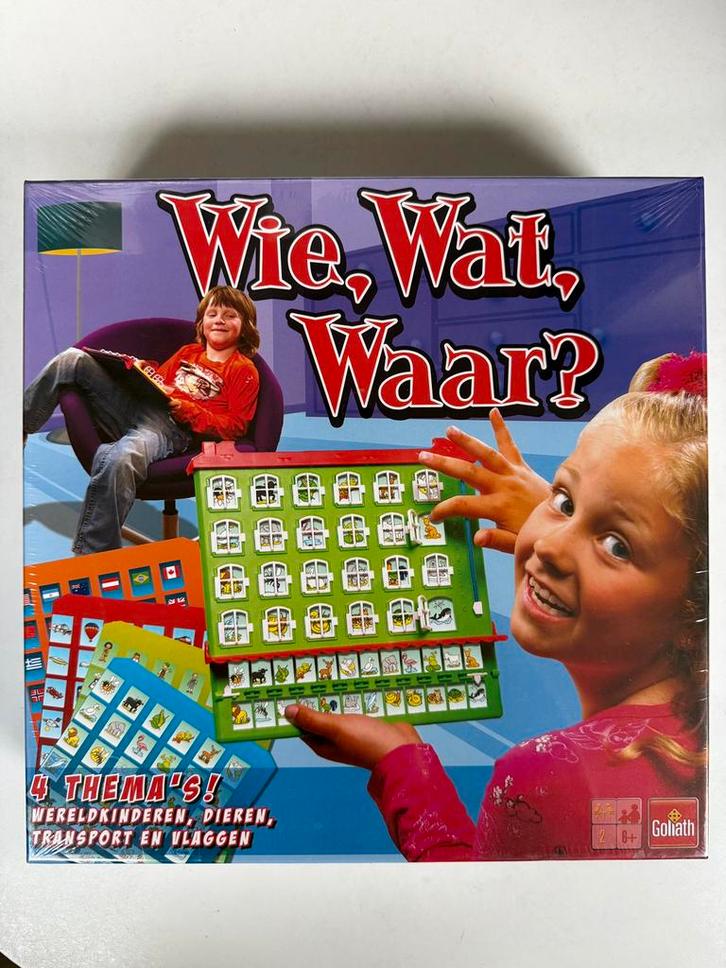 NIEUW Wie, wat, waar? (Goliath), Hobby en Vrije tijd, Gezelschapsspellen | Bordspellen, Nieuw, Ophalen