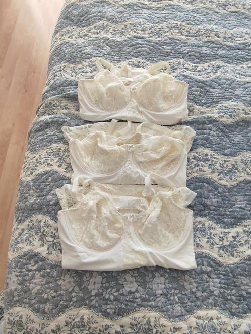3 BODIES - kant van hoge kwaliteit-, Kleding | Dames, Ondergoed en Lingerie, Body of Korset, Wit, Ophalen of Verzenden