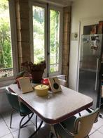 fities-sixties / jaren '50-'60 keukentafel + gratis stoelen, Enlèvement