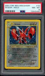 Scizor Holo PSA 8 - 10/75 - Neo Discovery 2001, Verzenden, Zo goed als nieuw, Losse kaart, Foil