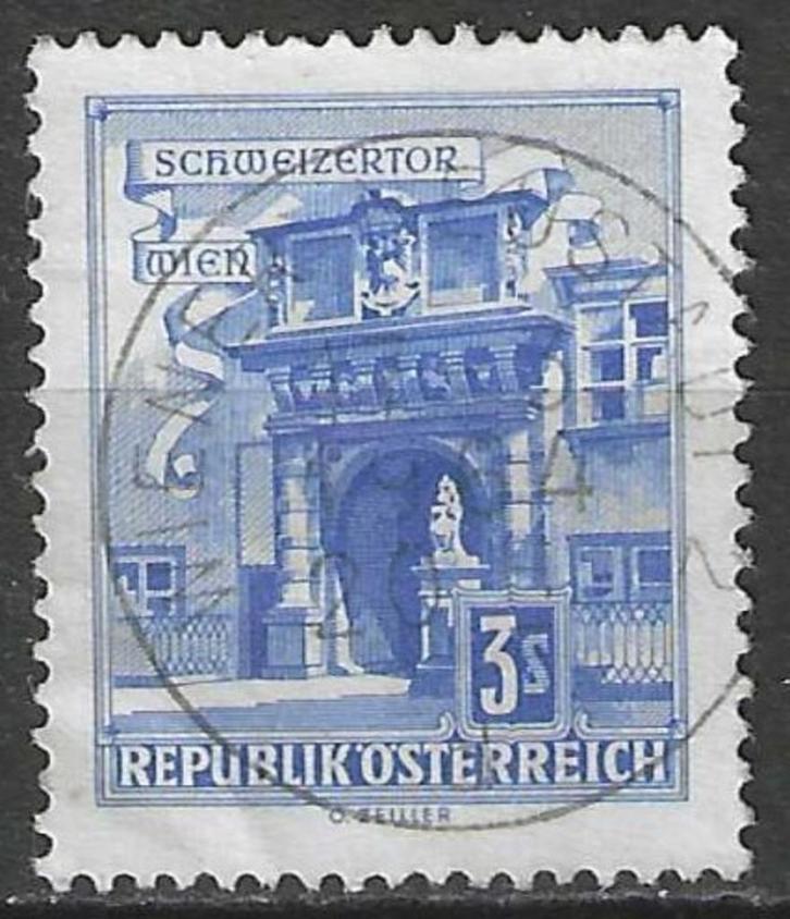 Oostenrijk 1962/1970 - Yvert 958B - Monument of Gebouw (ST), Postzegels en Munten, Postzegels | Europa | Oostenrijk, Gestempeld
