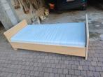 Een persoon bed, Huis en Inrichting, Ophalen, 90 cm, Eenpersoons, Beige