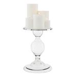 Nieuwe Kandelaar Eichholtz Candle Holder Providence glass L, Kunststof, 25 tot 50 cm, Nieuw, Ophalen of Verzenden