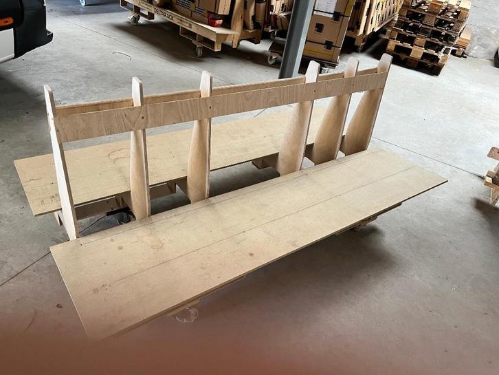 deltarack platenkar in goede staat (8 stuks beschikbaar), Doe-het-zelf en Bouw, Transportwagens, Gebruikt, Transportkar, 100 liter of meer