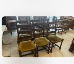 6 chaises en bois, Maison & Meubles, Chaises, Brun, Enlèvement, Bois, Cinq, Six Chaises ou plus