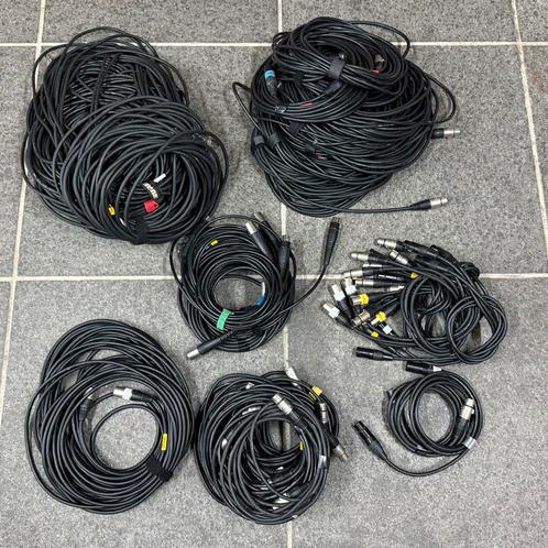 Lot de câbles XLR 3, Muziek en Instrumenten, Kabels en Stekkers, Gebruikt, Ophalen