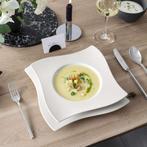 Villeroy & Boch - NewWave 8 x assiette creuse, 24,5 cm blanc, Maison & Meubles, Cuisine | Vaisselle, Uni, Assiettes(s), Enlèvement ou Envoi