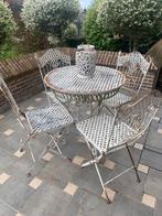Ensemble table plus 4 chaises de jardin, Jardin & Terrasse, Utilisé
