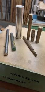 rond voor draaibank in messing  en inox, Doe-het-zelf en Bouw, Ophalen, Zo goed als nieuw