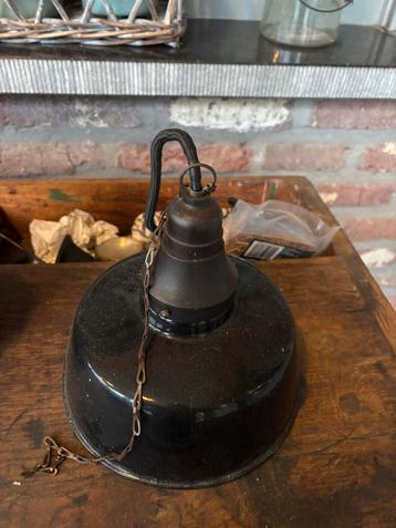 Emaille hanglamp, Huis en Inrichting, Ophalen, Zo goed als nieuw