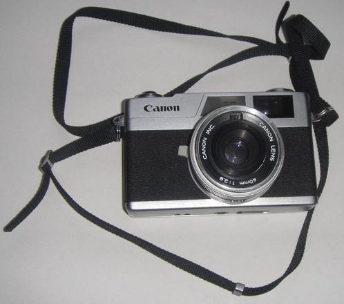 Appareil photo argentique Canonet 28 + housse originale, Audio, Tv en Foto, Fotocamera's Analoog, Gebruikt, Compact, Canon, Ophalen of Verzenden