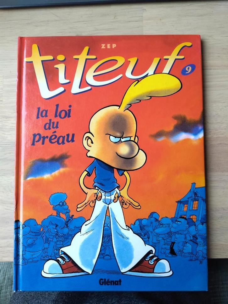 "Titeuf" N9 La loi du préau, Boeken, Stripverhalen, Gelezen, Ophalen of Verzenden