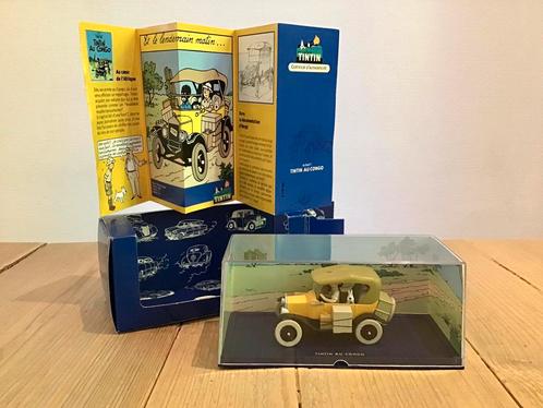 Voiture Tintin Jeep Tintin au Congo 1/43 (avec certificat), Hobby & Loisirs créatifs, Voitures miniatures | 1:43, Comme neuf, Voiture