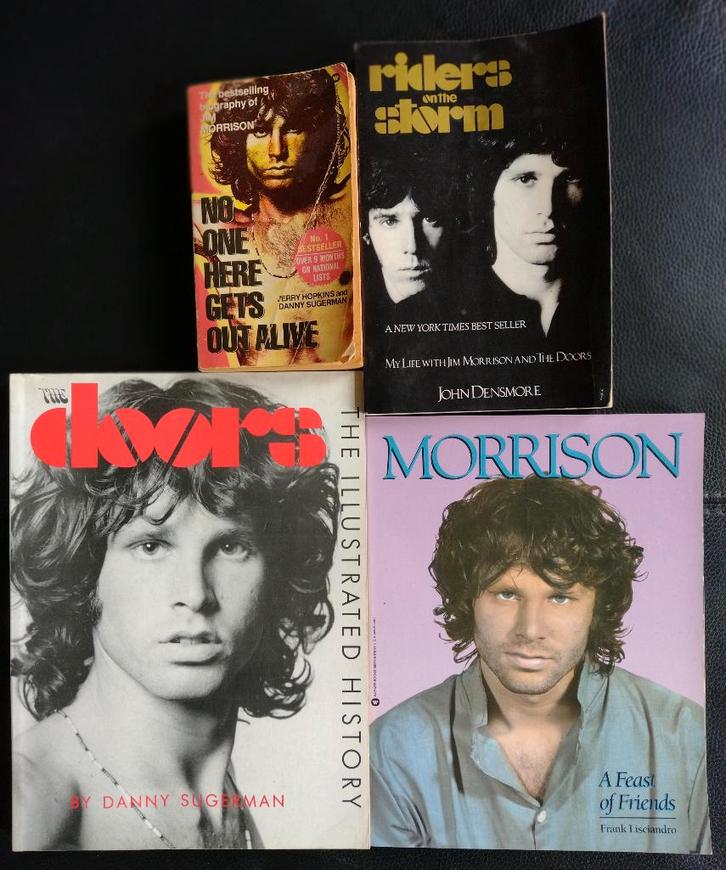Jim Morrison - The Doors: 4 boeken, Boeken, Muziek, Gelezen, Artiest, Ophalen of Verzenden