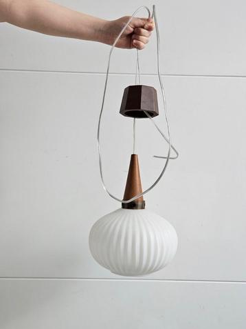 Louis Kalff geribbelde hanglamp