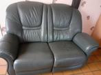 Divan 2 places en cuir avec 1 place relax, Ophalen, Leer