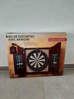 Jeux de fléchettes avec armoire jeux flèches jeux, Enlèvement ou Envoi, Comme neuf, Fléchettes