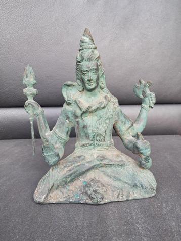 Bronzen beeld/Shiva trishula /Trimurti/Naga/India/Azië beschikbaar voor biedingen