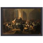 Scene of the Inquisition - Francisco Goya canvas + baklijst, Huis en Inrichting, Woonaccessoires | Wanddecoraties, Nieuw, Verzenden