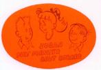 Sticker Piet Pienter Bert Bibber Tekenaar Pom Susan , Verzamelen, Verzenden, Nieuw, Strip of Tekenfilm