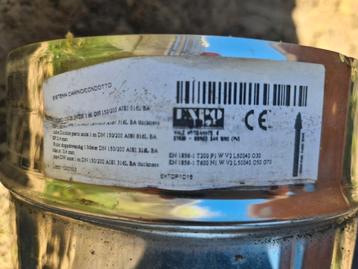 Dubbelwandig geisoleerde inox rookgasafvoerbuis, Ophalen, Gebruikt