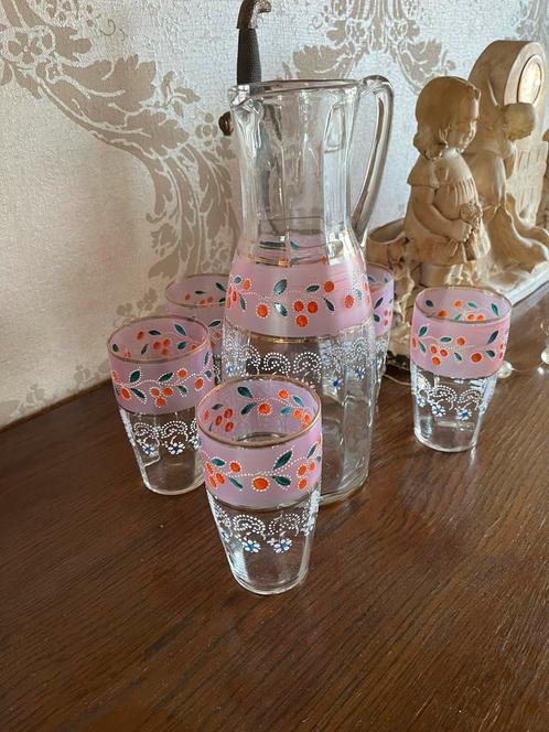 Zeer oude glazen set, Antiek en Kunst, Antiek | Glaswerk en Kristal, Ophalen