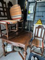 Antiek tafeltje met 4 stoelen, Enlèvement
